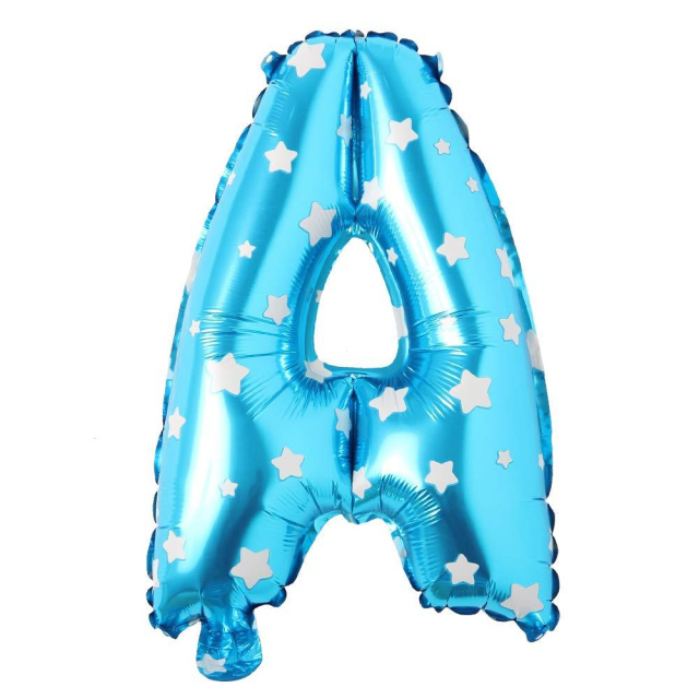 Letter Balloon - Blue with Star