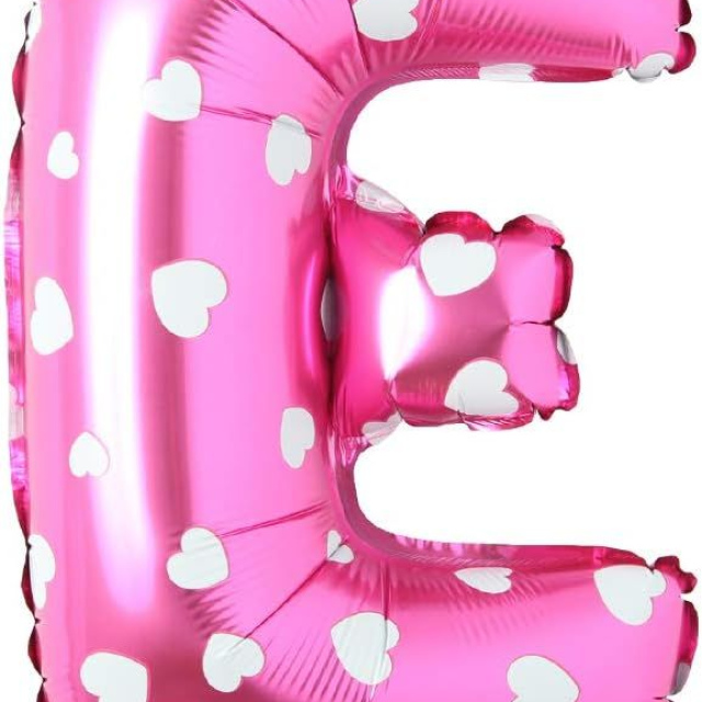 Letter Balloon - Pink with Star