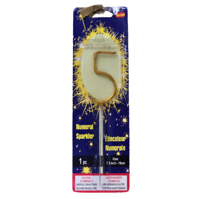 Sparkler Candle - 0 to 9