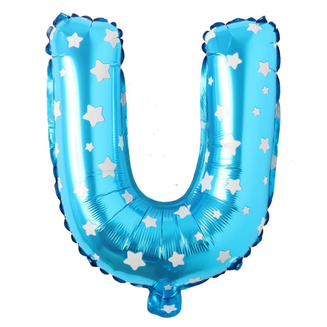 Letter Balloon - Blue with Star