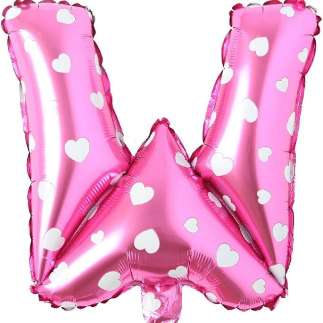 Letter Balloon - Pink with Star