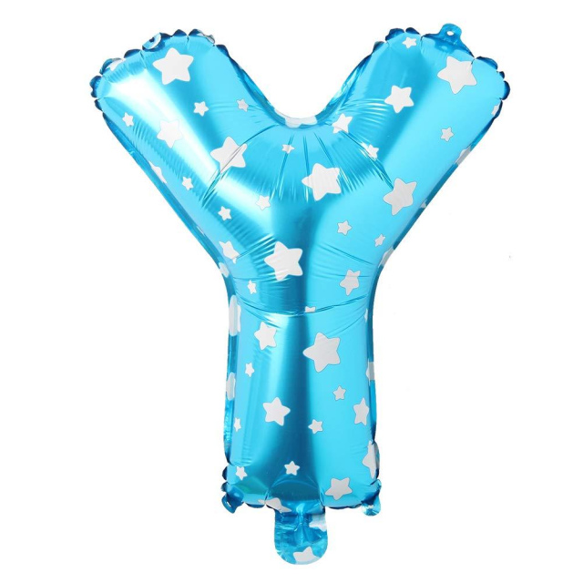 Letter Balloon - Blue with Star