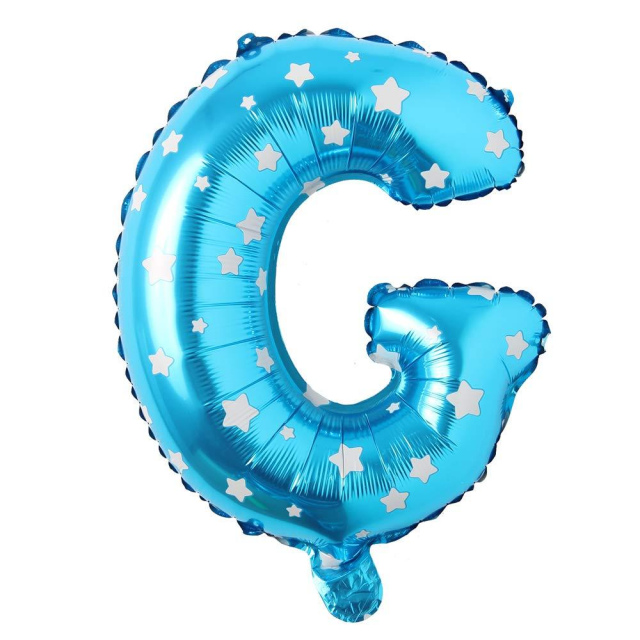 Letter Balloon - Blue with Star