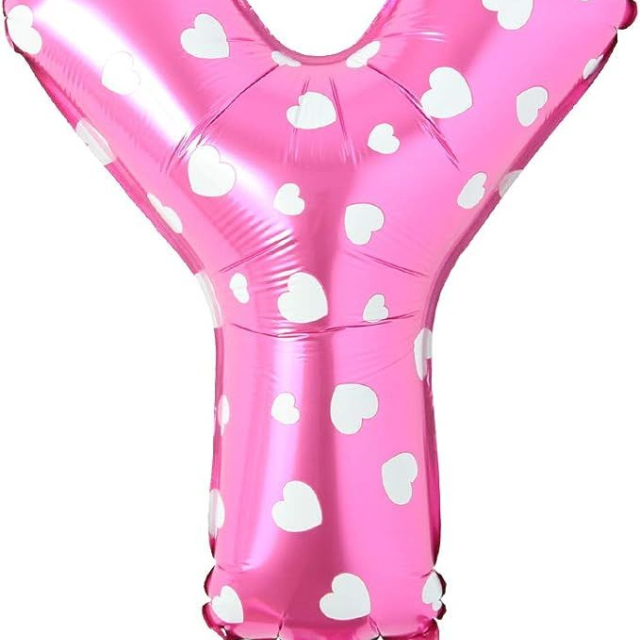 Letter Balloon - Pink with Star