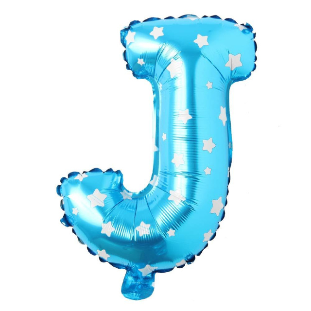 Letter Balloon - Blue with Star