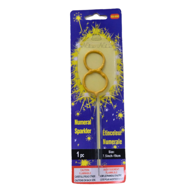 Sparkler Candle - 0 to 9