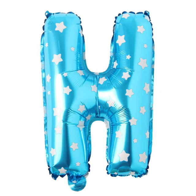 Letter Balloon - Blue with Star