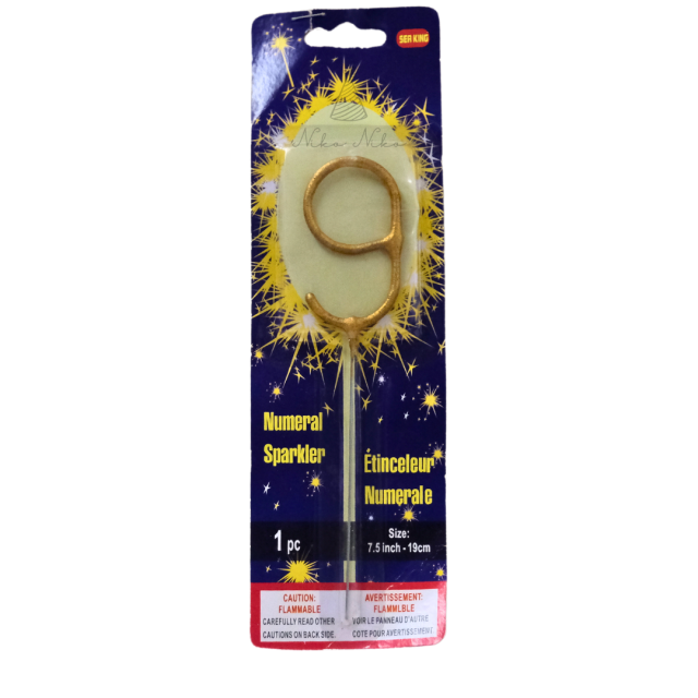 Sparkler Candle - 0 to 9