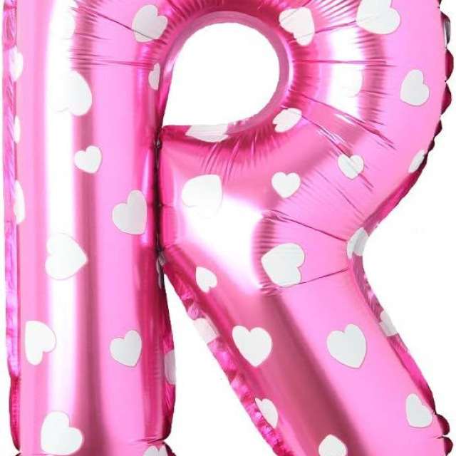 Letter Balloon - Pink with Star