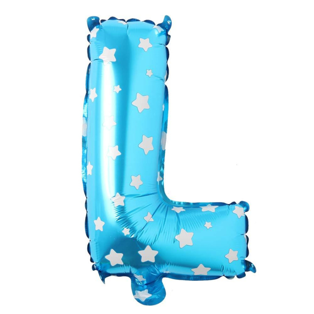 Letter Balloon - Blue with Star