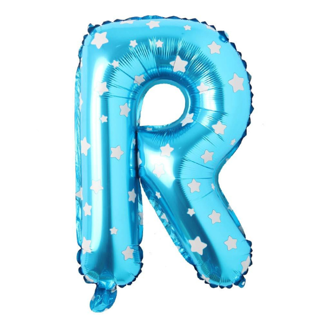 Letter Balloon - Blue with Star