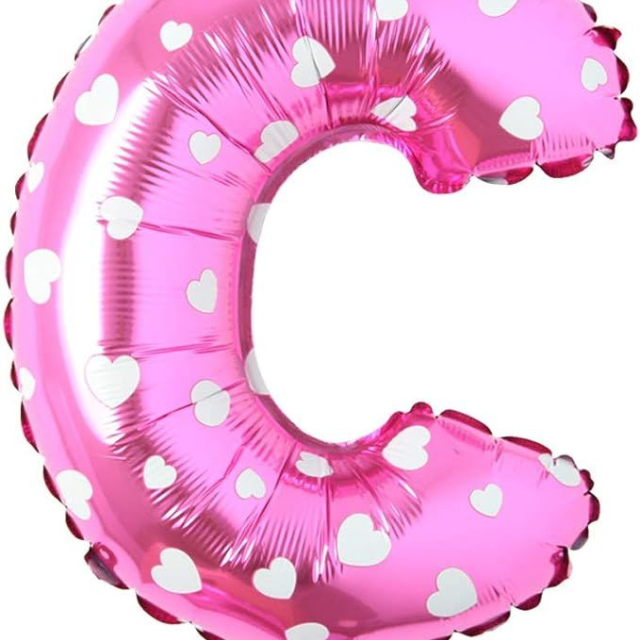 Letter Balloon - Pink with Star