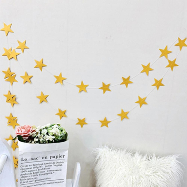 Star Garlands-Gold