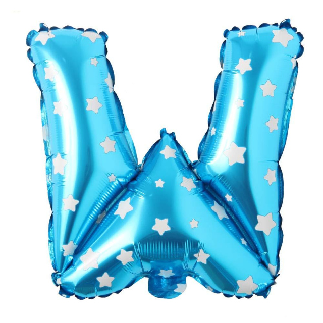 Letter Balloon - Blue with Star