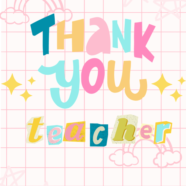 Thank you, Teacher! Card