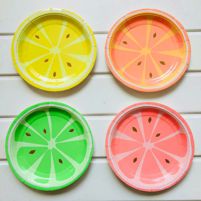 Summer Citrus Plates (7")