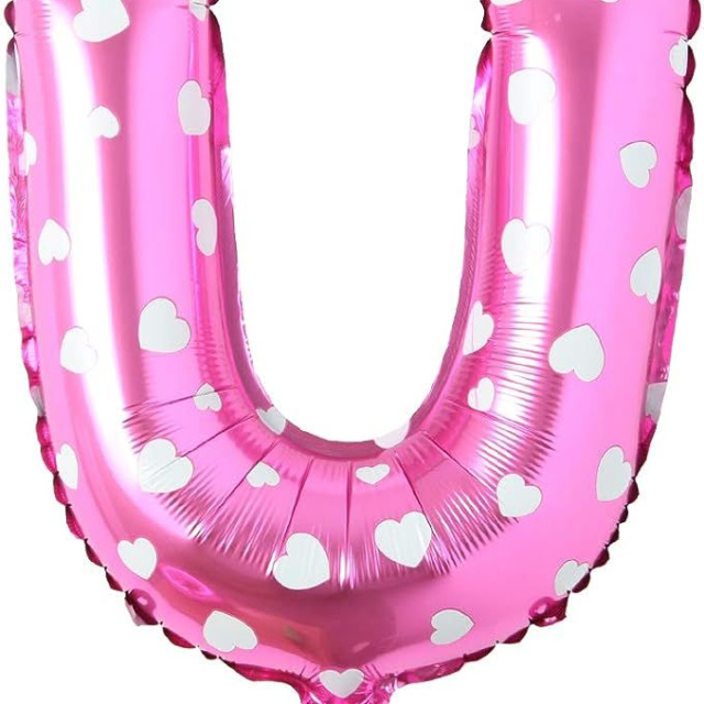 Letter Balloon - Pink with Star