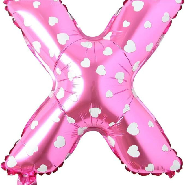 Letter Balloon - Pink with Star